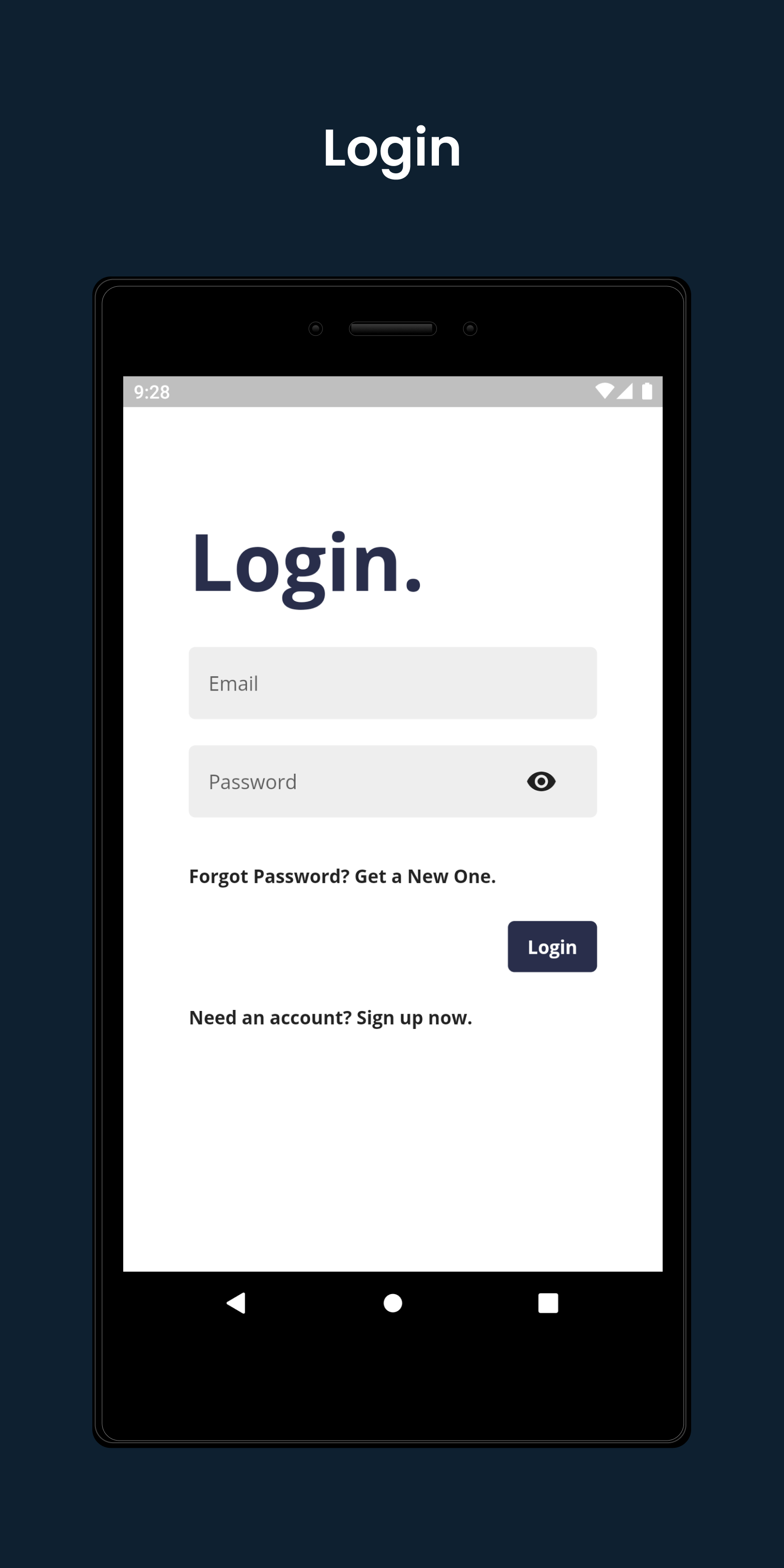 Login Screen DLCC